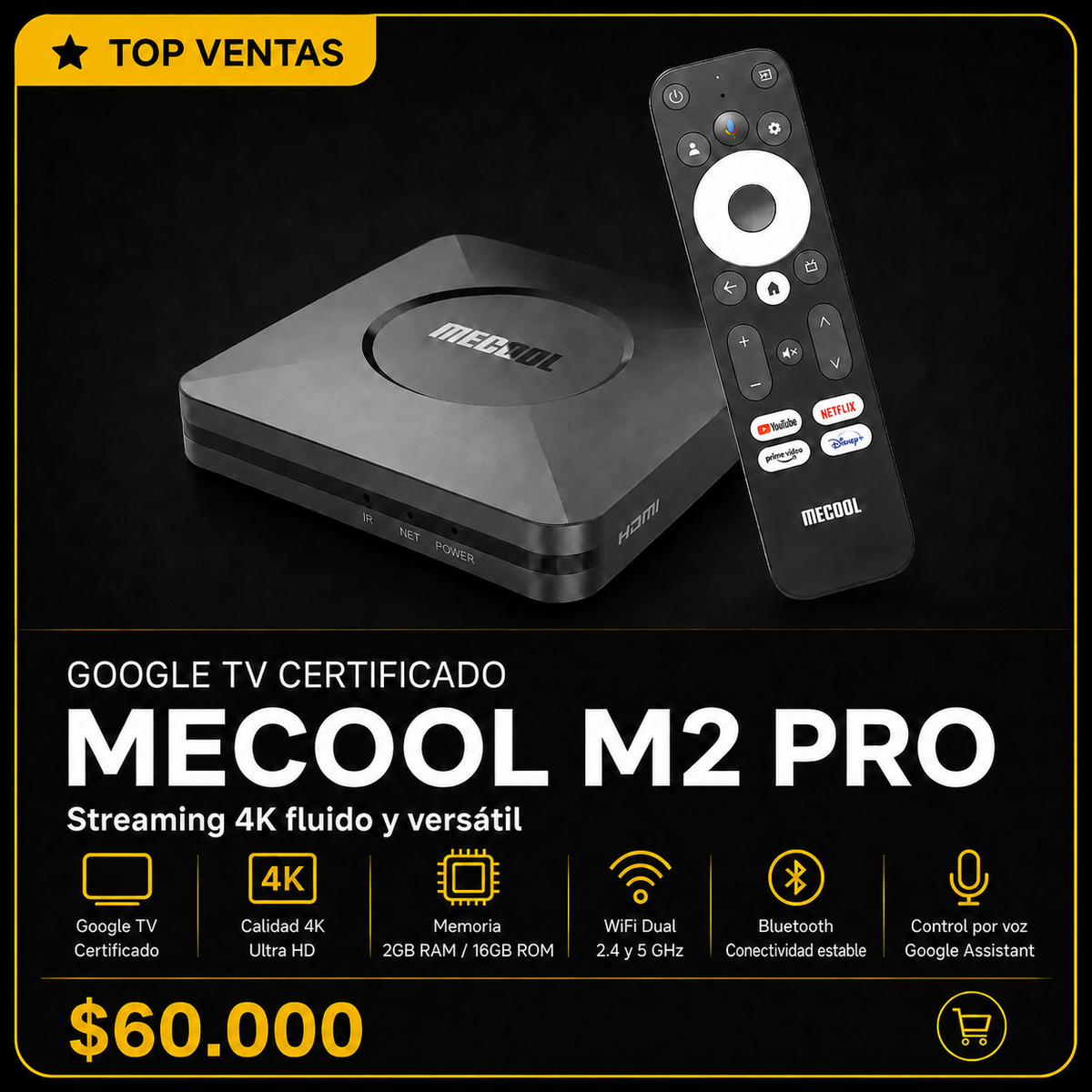 TV Box Google TV Mecool M2 Pro